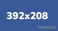 Aspect ratio 392x208
