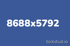Aspect ratio 8688x5792