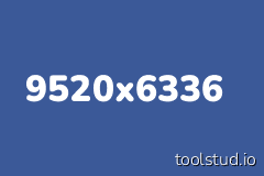Aspect ratio 9520x6336