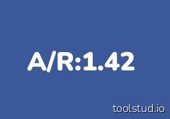 Aspect ratio calculator · toolstud.io