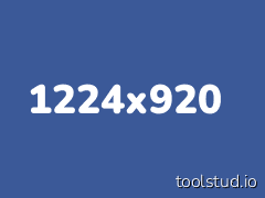 Aspect ratio 1224x920