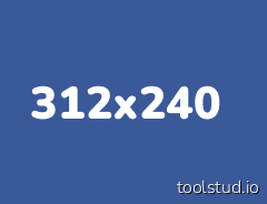 Aspect ratio 312x240