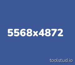 Aspect ratio 5568x4872