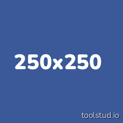 250x250 pixel images